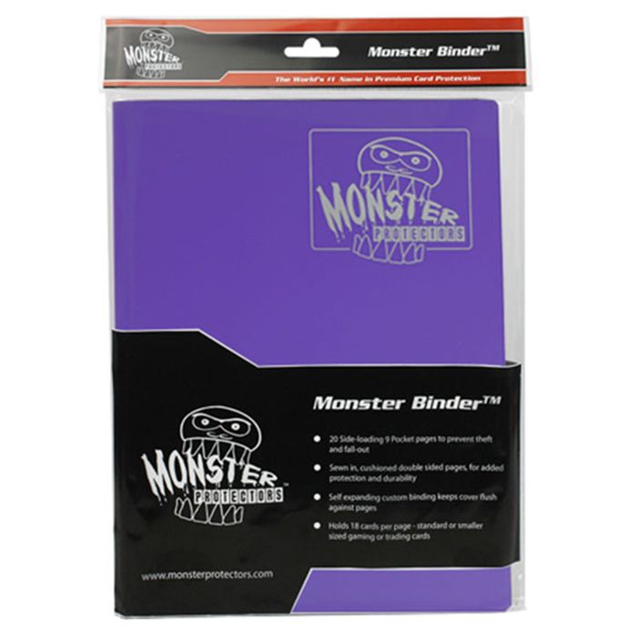 Binder: 9-Pocket: Monster: Matte Purple