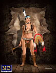 1/24 Thunder Spirit Western Style Pin-Up Indian Girl