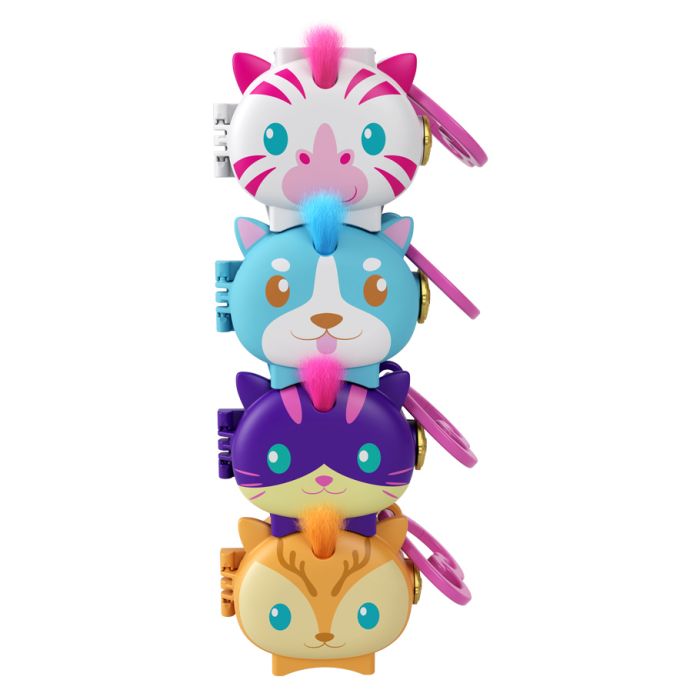 Polly Pocket: Pet Connects Stackable Compact Assortment (4) - Cats In Hat Inc.