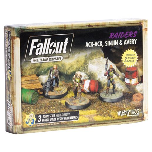 Fallout: Wasteland Warfare: Ack Ack, Sinjin & Avery