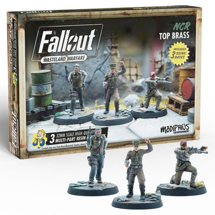 Fallout: Wasteland Warfare: NCR Top Brass - Cats In Hat Inc.