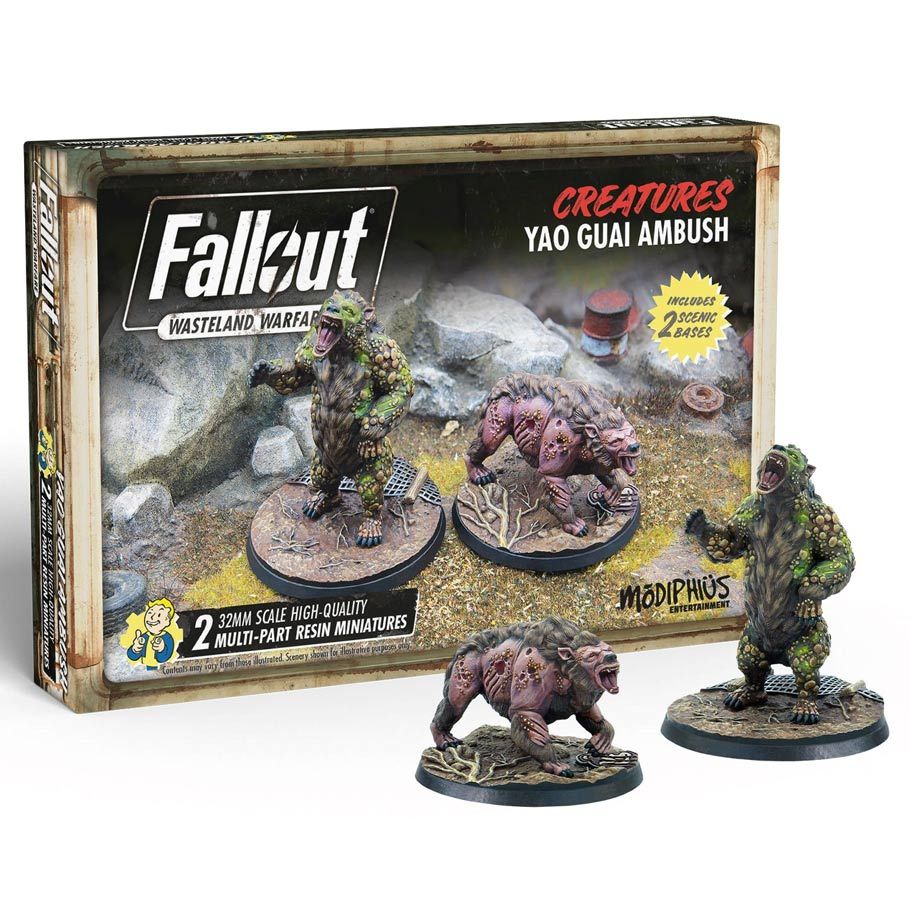 Fallout: Wasteland Warfare: Creatures Yao Guai Ambush