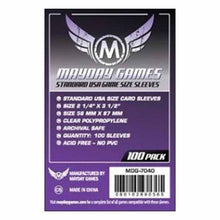 Deck Protector: Standard USA Game Size (100) - Cats In Hat Inc.