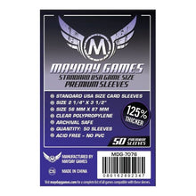 Deck Protector: USA Board Game, Dark Purple 56 X 87mm (50) - Cats In Hat Inc.