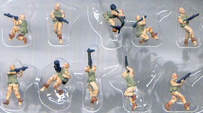 1/144 Modern American Infantry Desert Camo (10) (Painted)