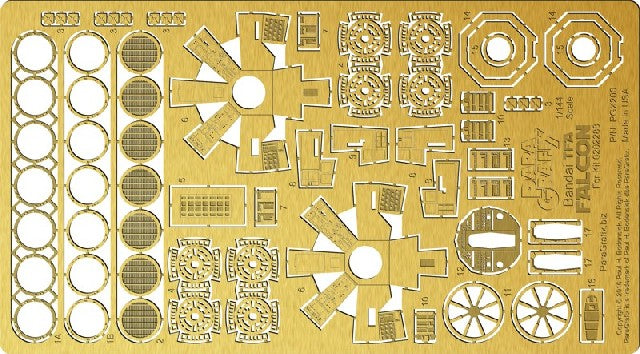 1/144 Bandai The Force Awakens Millennium Falcon Photo-Etch Set