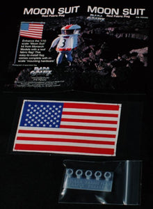1/10 Moon Suit Real Fabric Flag for MOA
