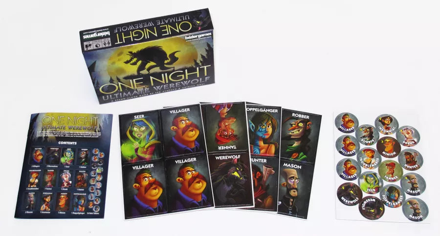 One Night Ultimate Werewolf - Cats In Hat Inc.