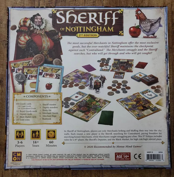 Sheriff Of Nottingham 2nd Edition - Cats In Hat Inc.