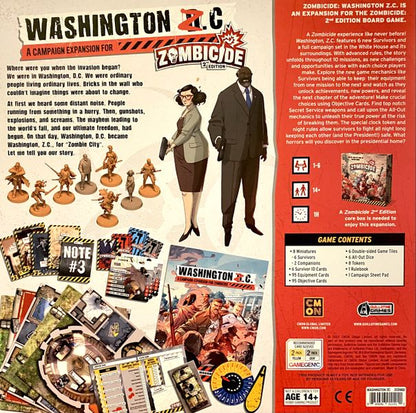 Zombicide 2Nd Edition: Washington Z.C.