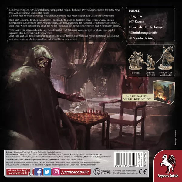 Tainted Grail: Red Death Expansion - Cats In Hat Inc.