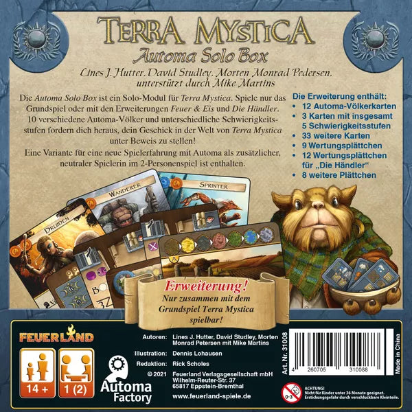 Terra Mystica: Automa Solo Box Expansion