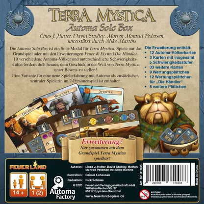 Terra Mystica: Automa Solo Box Expansion - Cats In Hat Inc.