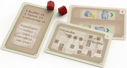 Great Western Trail: Rails To The North - Cats In Hat Inc.