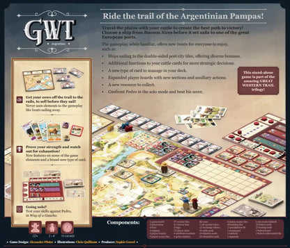 Great Western Trail: Argentina - Cats In Hat Inc.