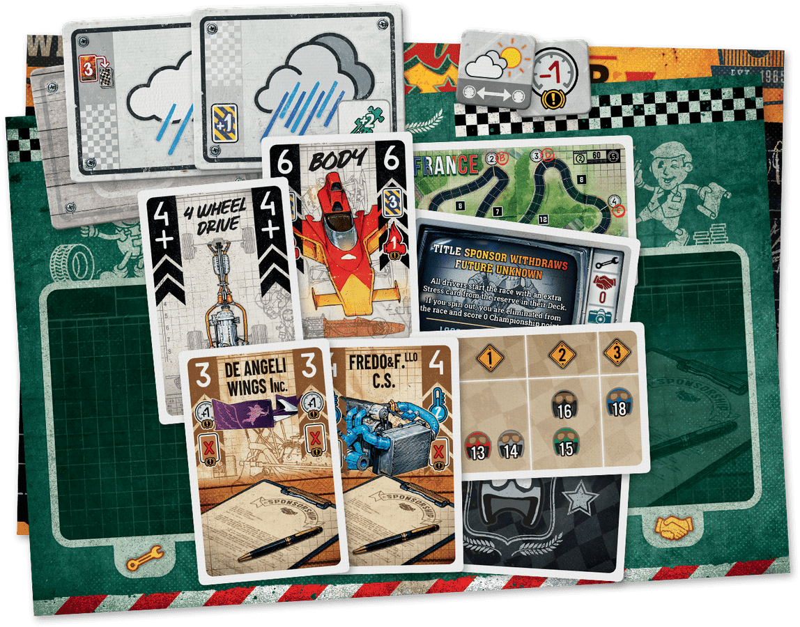 HEAT: Pedal to the Metal Board Game