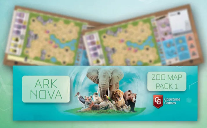 Ark Nova: Zoo Map Pack 1 Expansion - Cats In Hat Inc.