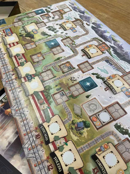 Great Western Trail: Rails To The North - Cats In Hat Inc.