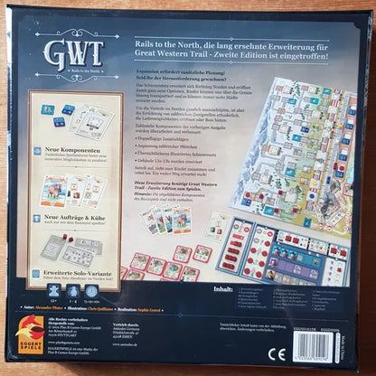 Great Western Trail: Rails To The North - Cats In Hat Inc.