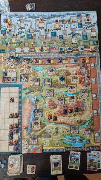 Great Western Trail: Rails To The North - Cats In Hat Inc.