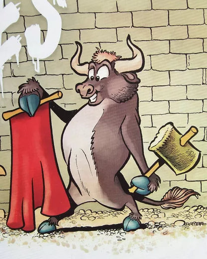 Running With The Bulls - Cats In Hat Inc.