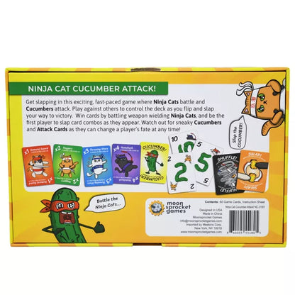 Ninja Cat Cucumber Attack! - Cats In Hat Inc.
