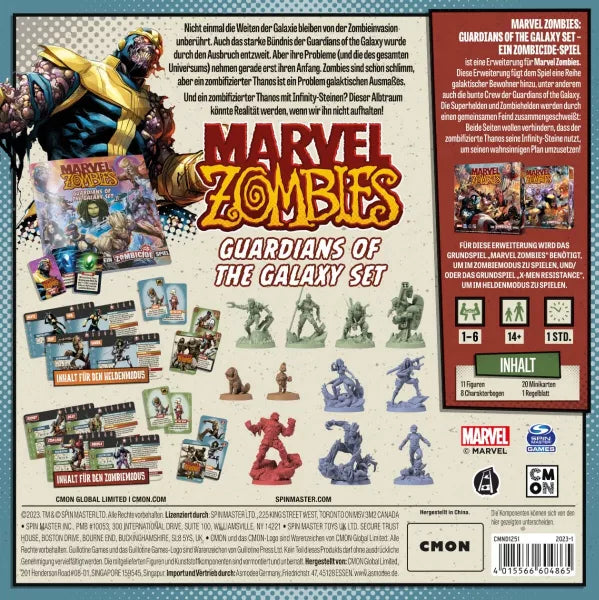 Marvel Zombies: Guardians Of The Galaxy Expansion - Cats In Hat Inc.