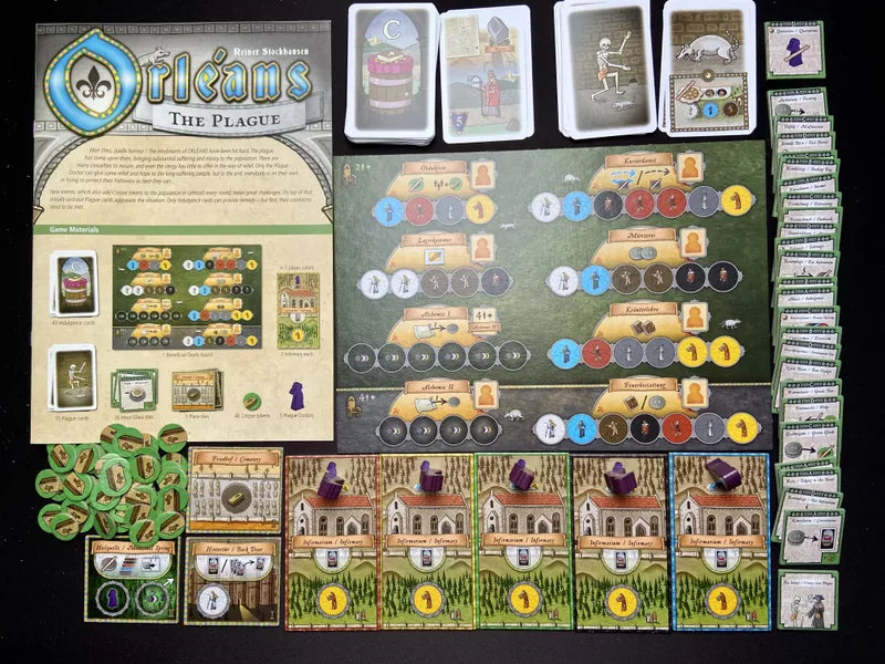 Orleans: The Plague Expansion - Cats In Hat Inc.