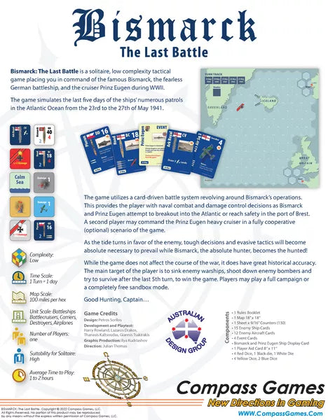 Bismarck: The Last Battle - Cats In Hat Inc.