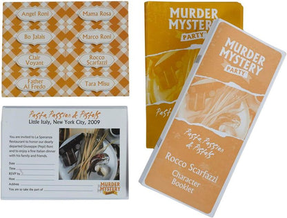 Pasta, Passion, & Pistols Murder Mystery Party Game