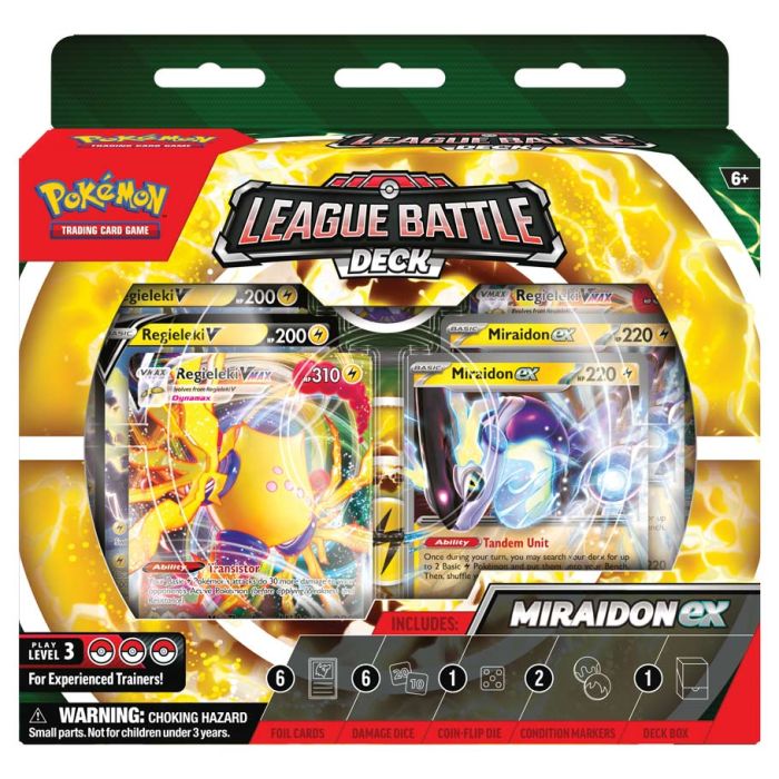 Pokémon TCG: Miraidon Ex League Battle Deck - Cats In Hat Inc.