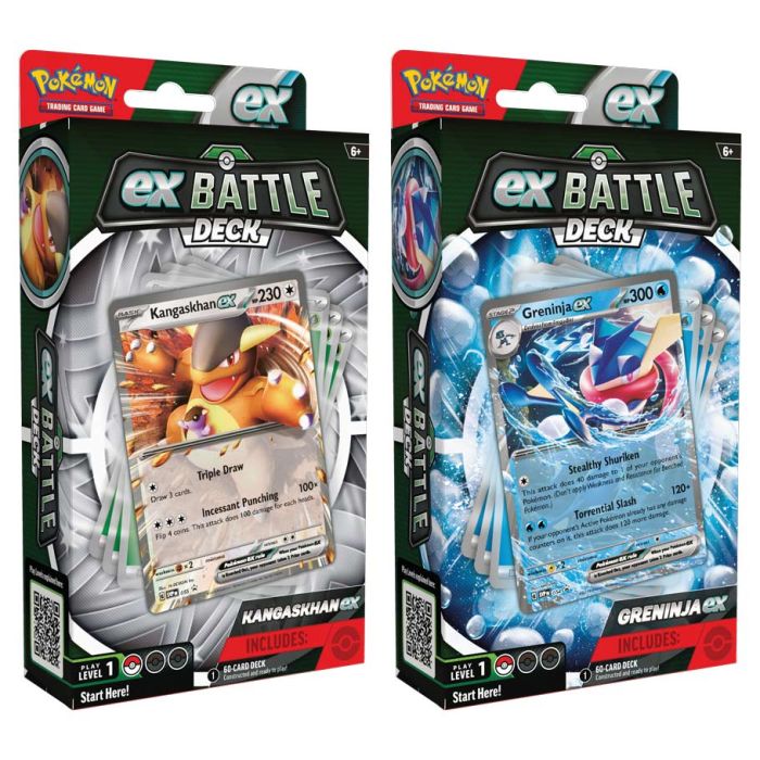 Pokémon TCG: Kangaskhan/Greninja Ex Battle Deck Display - Cats In Hat Inc.