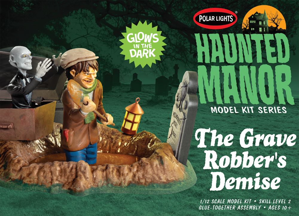 1/12 Haunted Manor The Grave Robbers Demise Glow-in-the-Dark Diorama Set