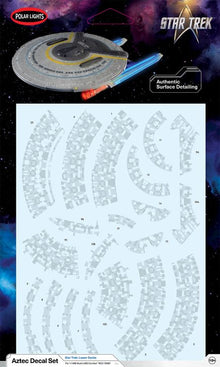 1/1400 Star Trek Lower Decks Series USS Cerritos NCC75567 Aztec Decal Set