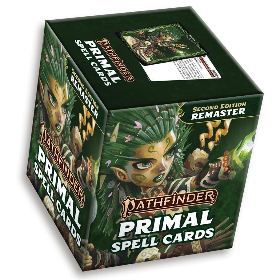Pathfinder 2E: Primal Spell Cards (Remastered) By Paizo