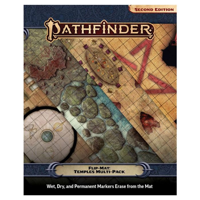 Pathfinder Flip-Mat: Temples Multi-Pack - Cats In Hat Inc.