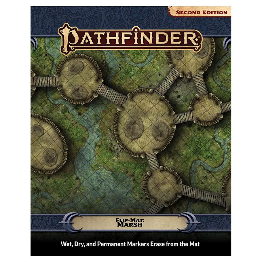 Pathfinder 2E: Flip Mat: Marsh By Paizo