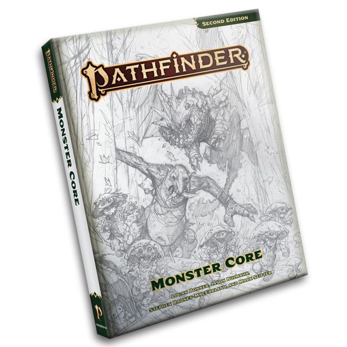 Pathfinder 2E: Pathfinder Monster Core Sketch Cover Edition - Cats In Hat Inc.
