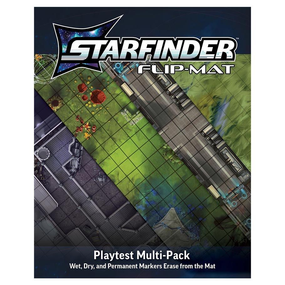 Starfinder 2E: Flip-Mat: Second Edition Playtest Multi-Pack By Paizo