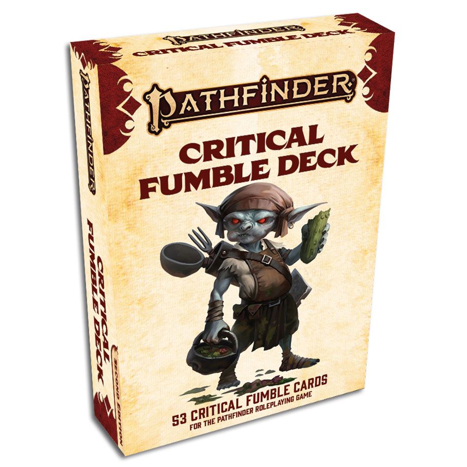 Pathfinder 2E: Critical Fumble Deck By Paizo