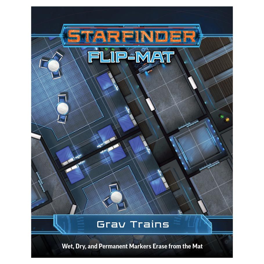Starfinder RPG: Flip-Mat: Grav Trains
