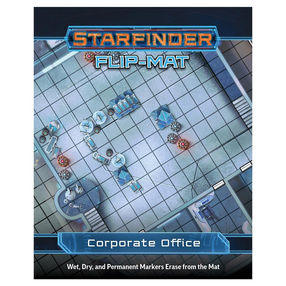 Starfinder Flip Mat: Corporate Office By Paizo