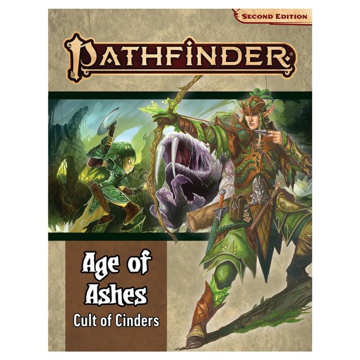 Pathfinder 2E: Adventure Path: Cult Of Cinders: Age Of Ashes 2/6 - Cats In Hat Inc.