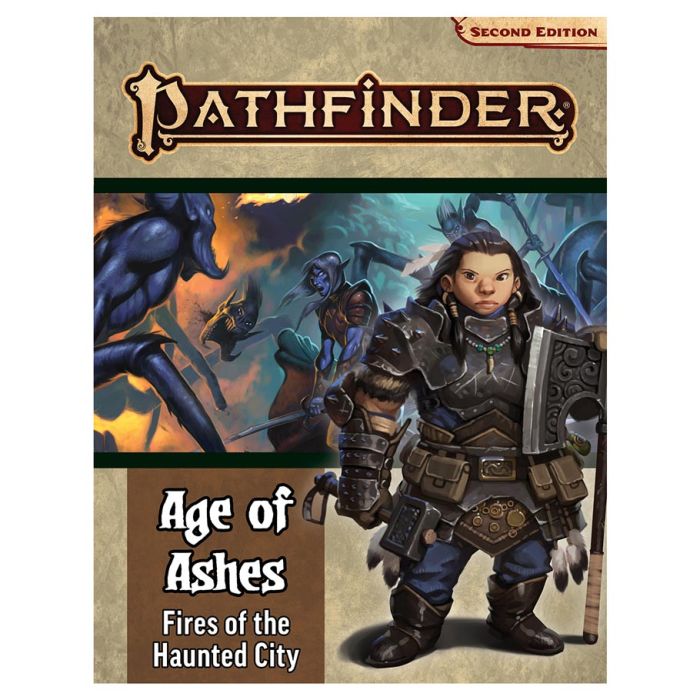 Pathfinder 2E: Adventure Path: Fires Of The Haunted City: Age Of Ashes 4/6 - Cats In Hat Inc.
