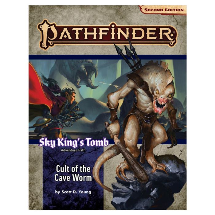 Pathfinder 2E: Adventure Path: Cult Of The Cave Worm Sky King’s Tomb 2/3 - Cats In Hat Inc.