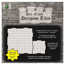 Dry-Erase Dungeon Tiles Combo Pack 5"/10" (21)