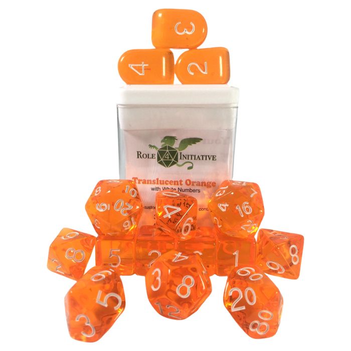 15-Set Translucent Orange With White With Arch'd4