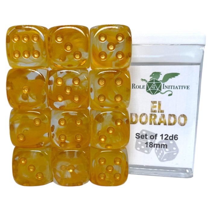 D6 Cube 18mm Diffusion El Dorado (12)