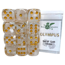 D6 Cube 18mm Diffusion Olympus (12) - Cats In Hat Inc.