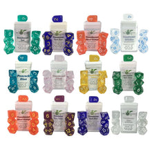 Translucent Dice Sampler Bundle: 7-Set (12) - Cats In Hat Inc.